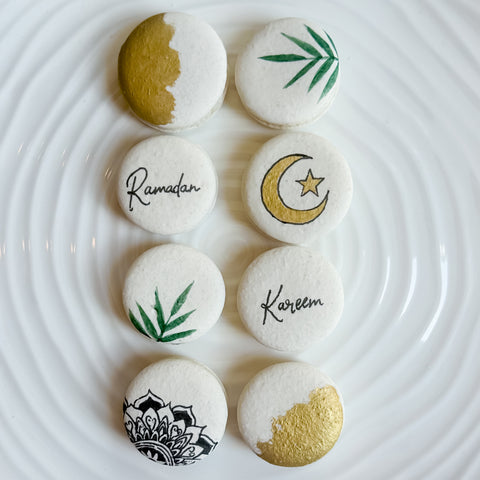 RAMADAN | Leaf Painted Macarons