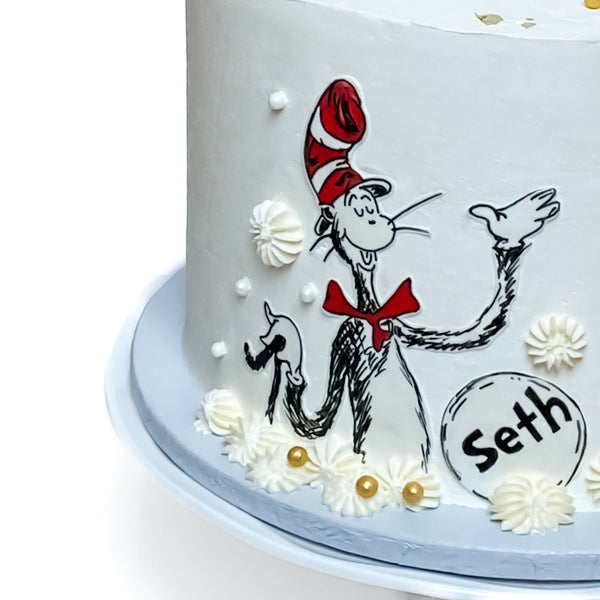 Dr Seuss Predesigned Two Tier Cake