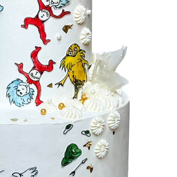 Dr Seuss Predesigned Two Tier Cake