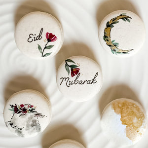 Eid | Floral Sheep Painted Macarons
