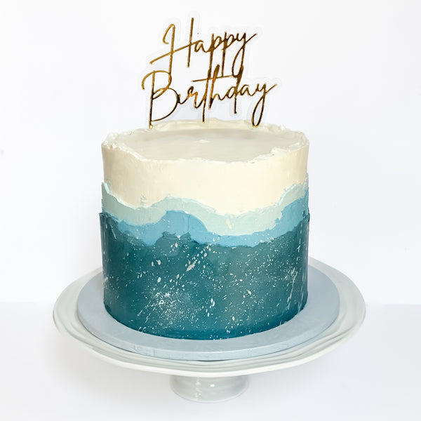 Simple Splash Predesigned Cake