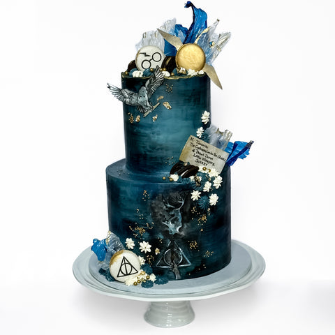 Hogwarts Harry Potter Predesigned Two Tier Cake