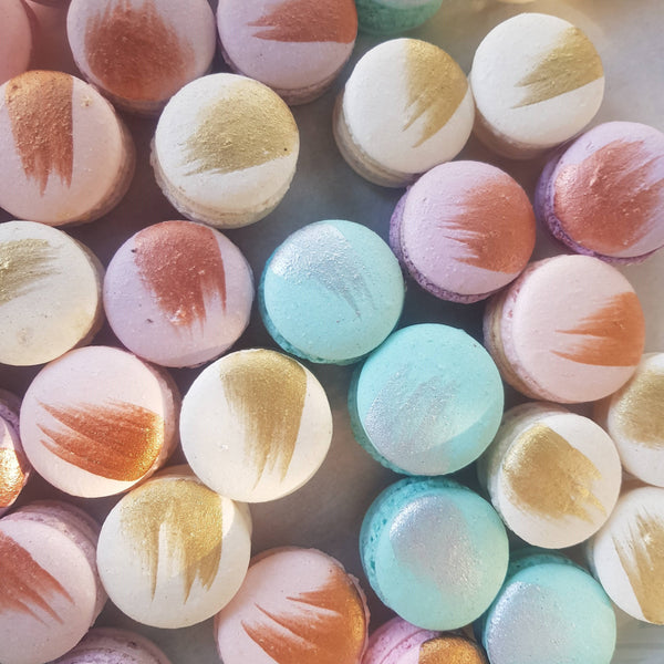 Order your mixed flavour box containing twelve fresh and beautifully handcrafted Watch Me Whip macarons.