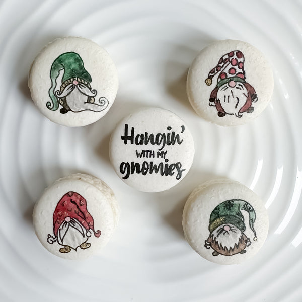 Gnomies Handpainted Macaron Box