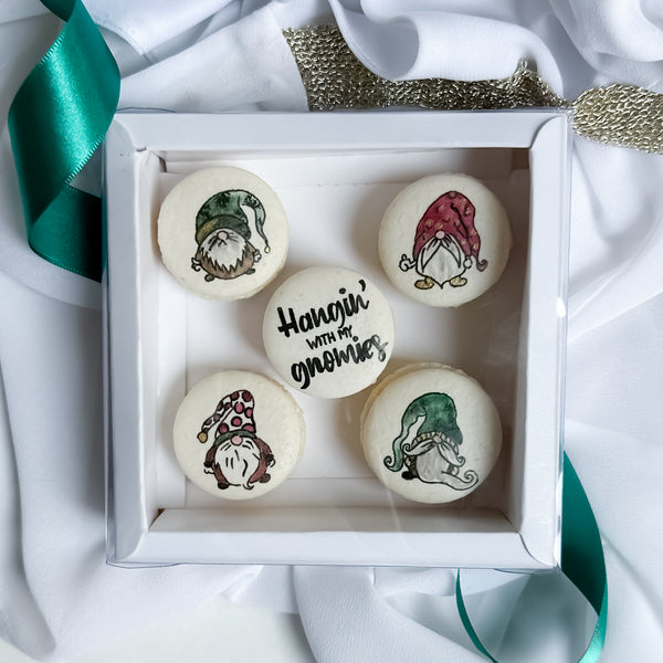 Gnomies Handpainted Macaron Box