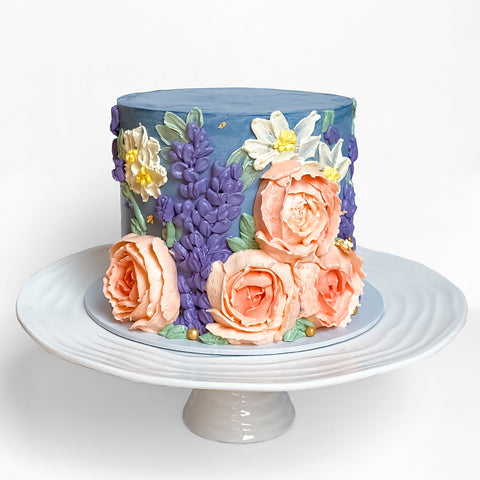 Buttercream Florals Predesigned Cake