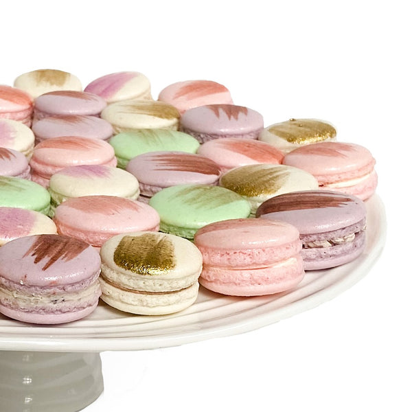 Order your mixed flavour box containing twelve fresh and beautifully handcrafted Watch Me Whip macarons.