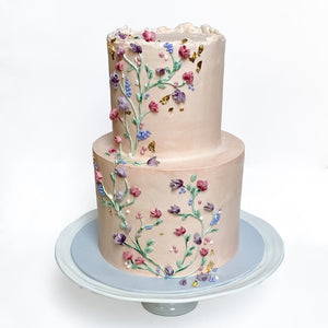 Floral Magic Predesigned Two Tier Cake
