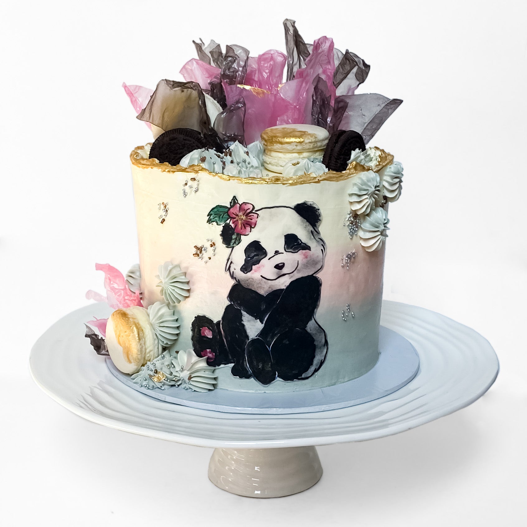 Panda Panda Predesigned Cake