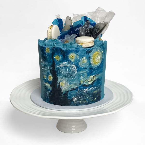 Van Gogh’s Starry Nights Predesigned Cake