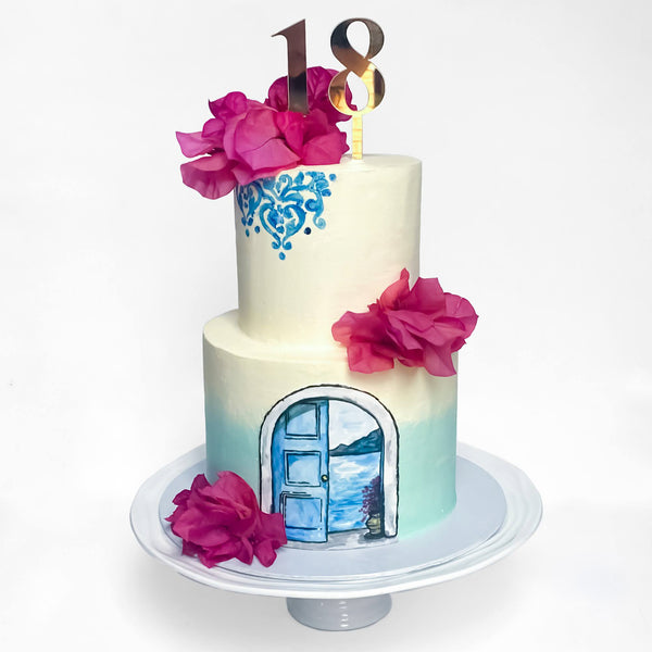 Mamma Mia Predesigned Two Tier Cake