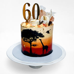Out Of Africa Predesigned Cake