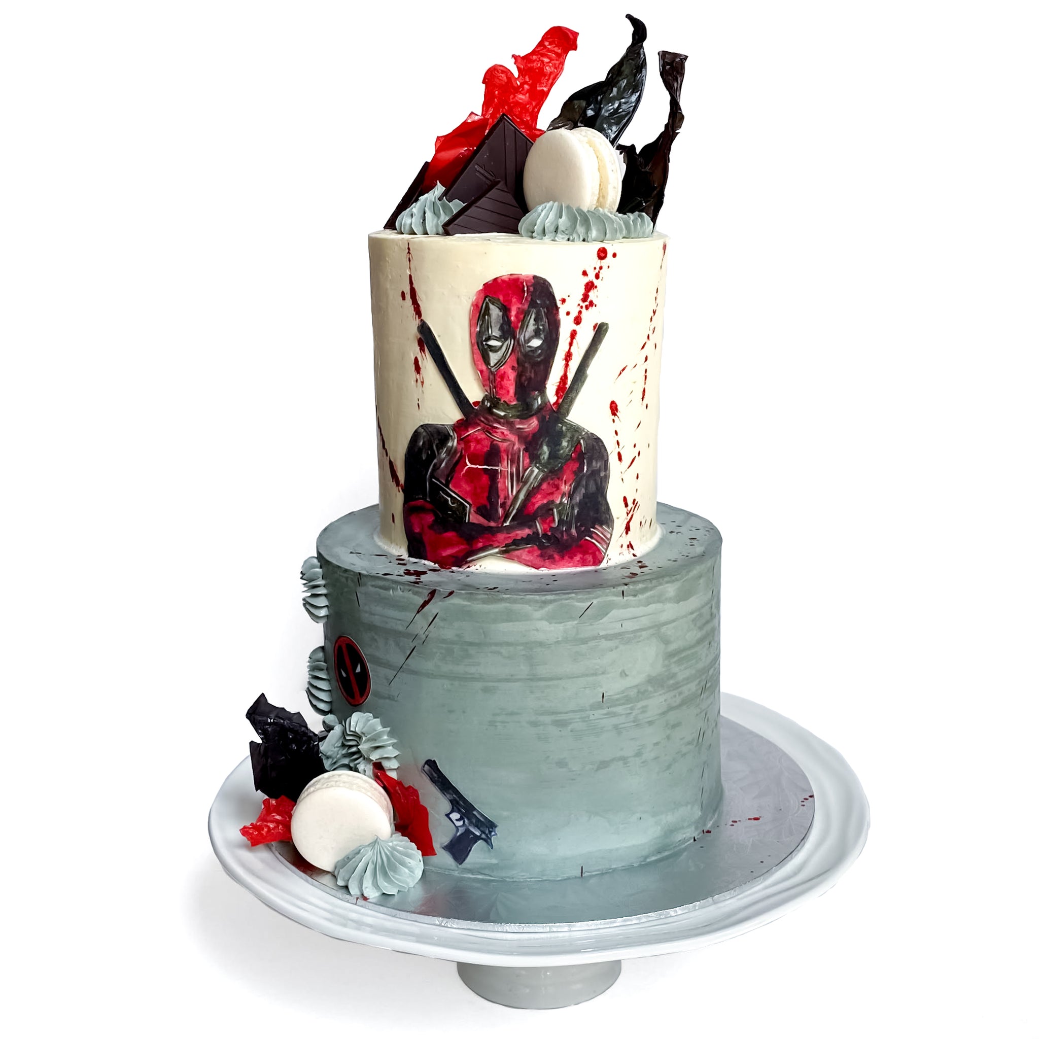 DeadPool Predesigned Two Tier Cake