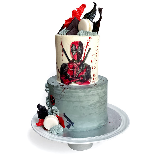 DeadPool Tiered Cake