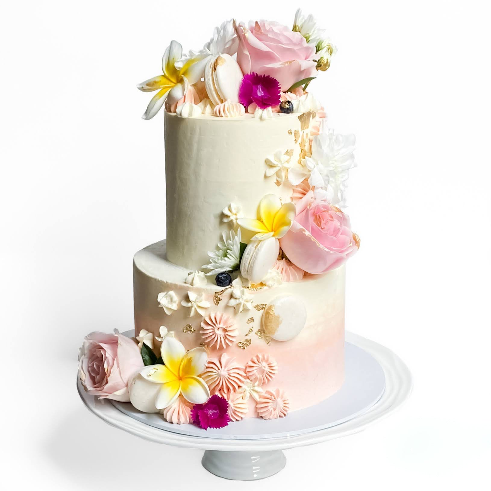 Tropical Affair Tiered Cake