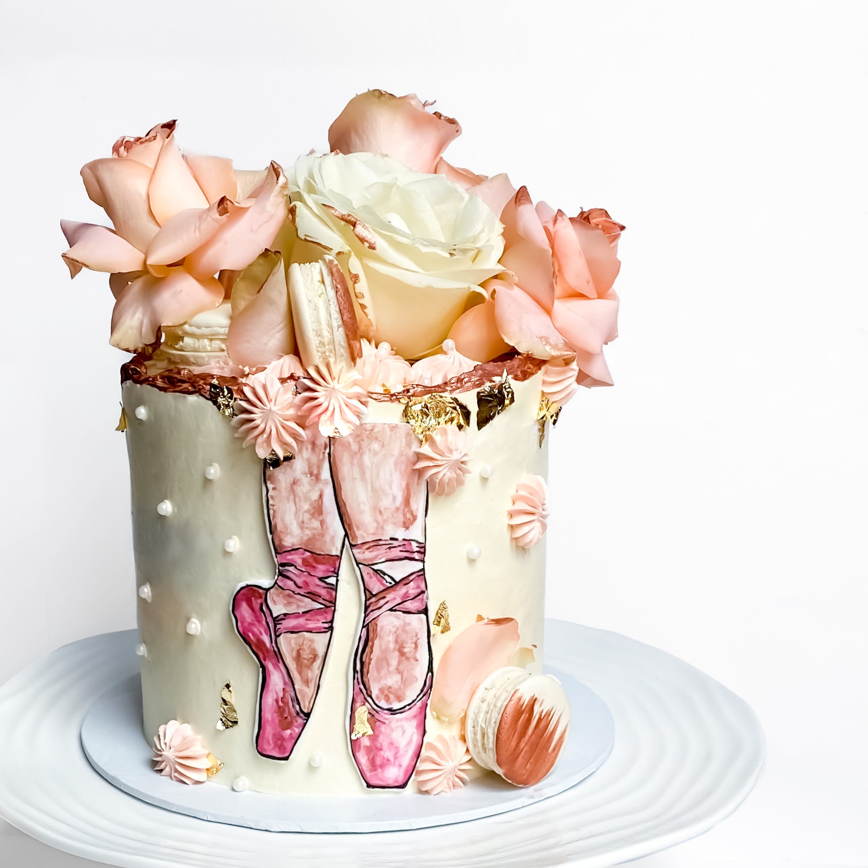 Ballet Slippers Cake