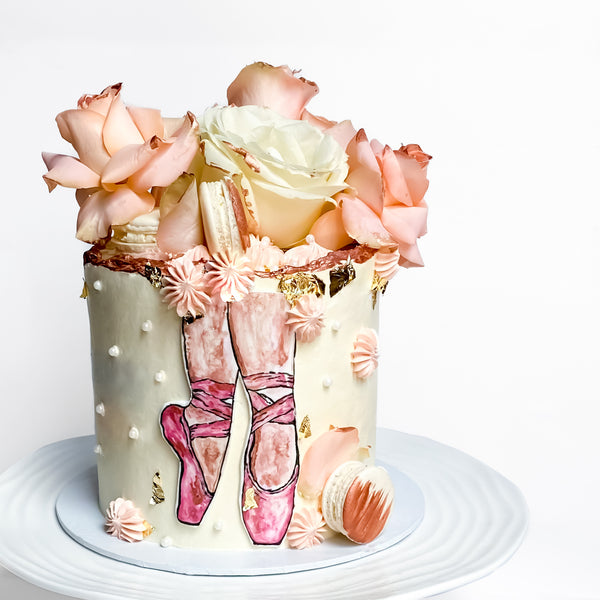 Ballet Slippers Cake