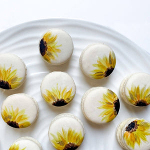 Sunflower Macarons