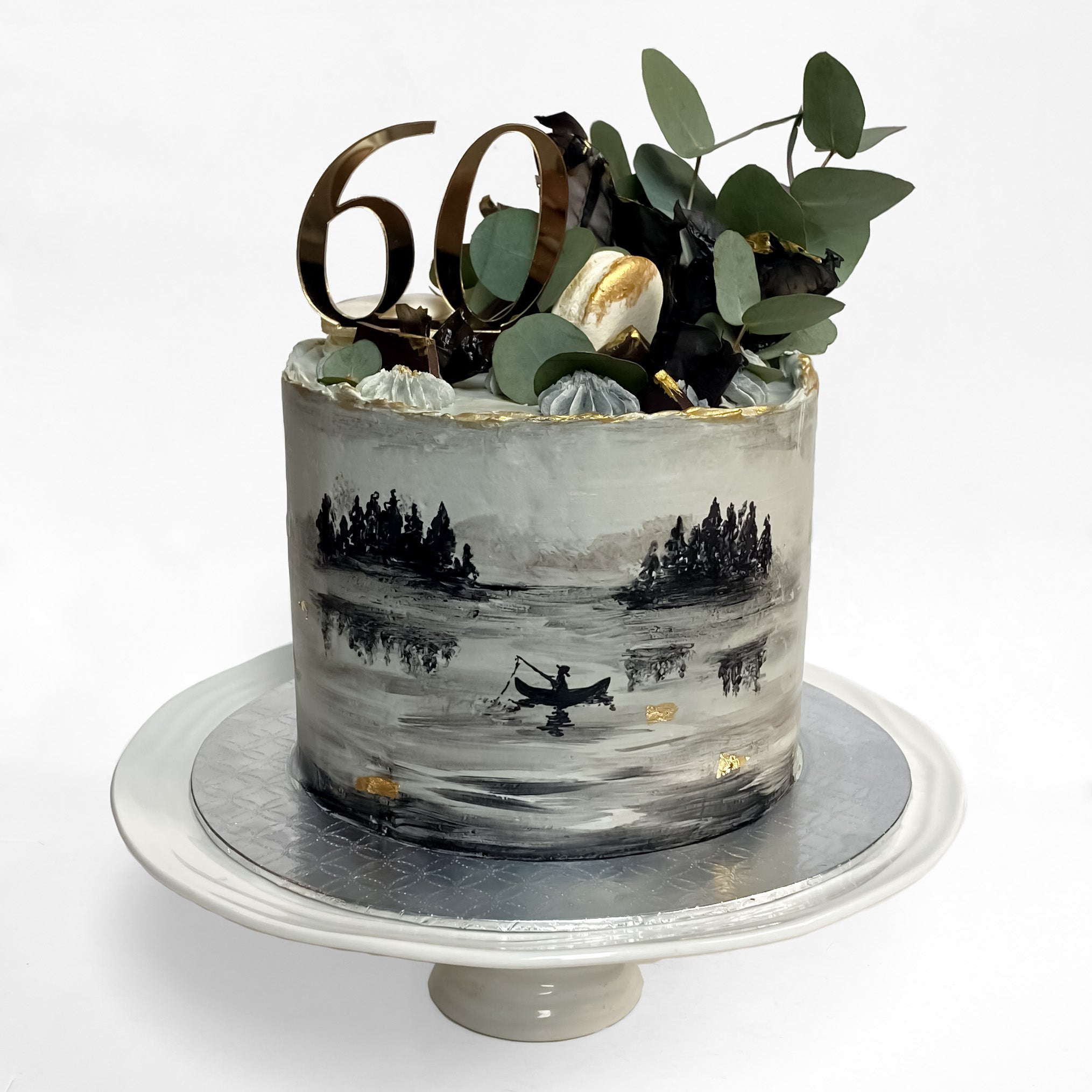 Gone Fishing Predesigned Cake