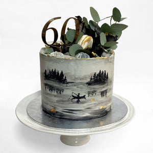 Gone Fishing Predesigned Cake